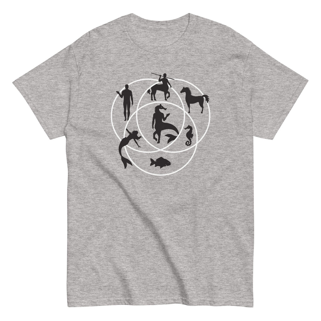 Human Horse Fish Venn Diagram Men's Classic Tee