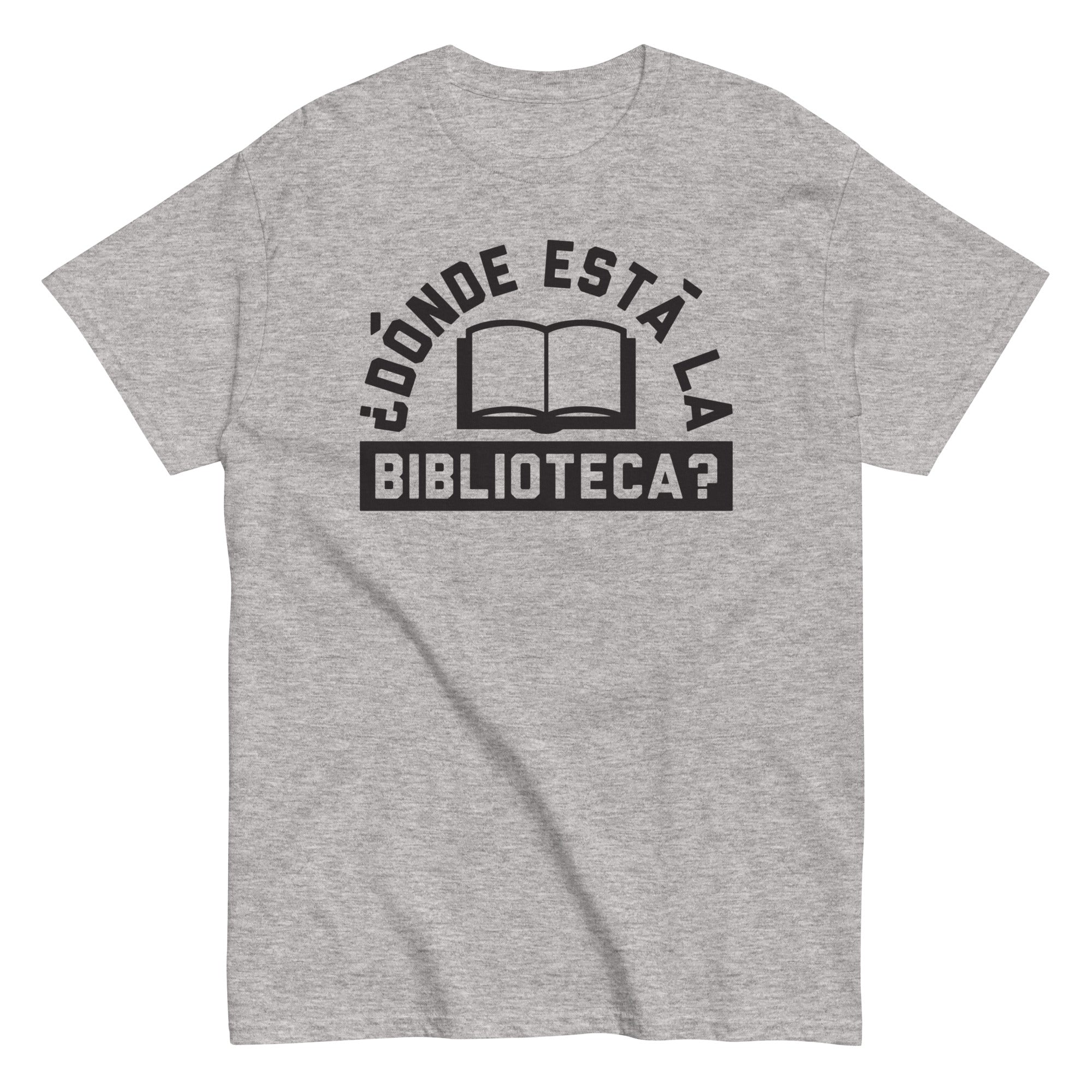 Donde Esta La Biblioteca? Men's Classic Tee