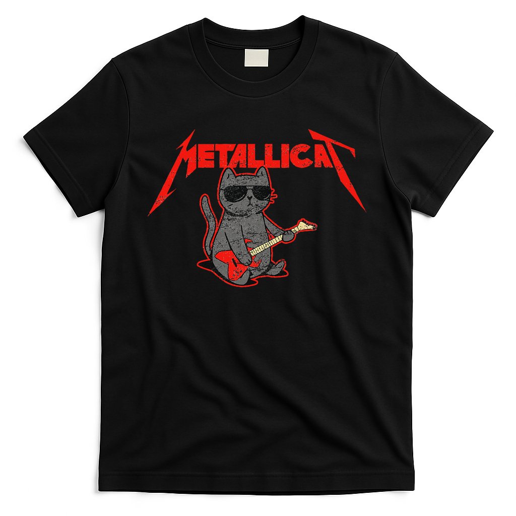 Metallicat Funny Cat T-Shirt