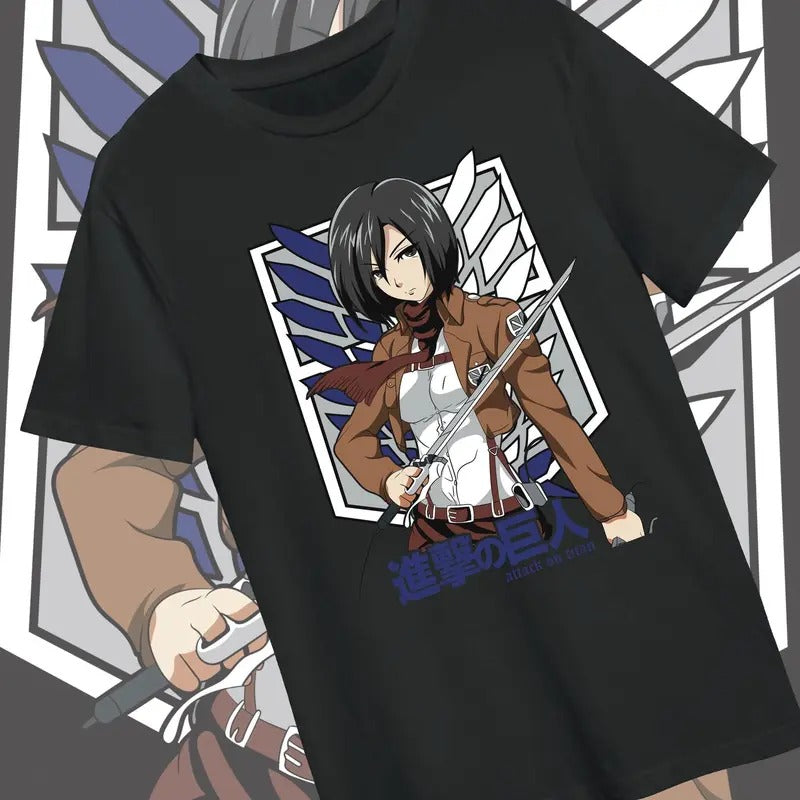 mikasa attack on titan  anime Vintage Special T-shirt Anime Manga  Anime Shirt, Anime Lovers Shirt, Graphic Tee, Manga Shirt_1 Sweatshirt, Hoodie, Comfort Colors