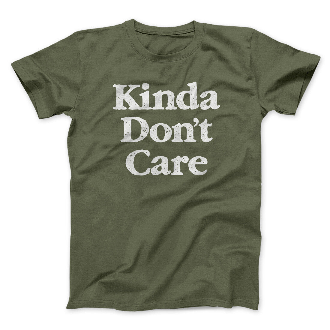Kinda Don't Care Funny Men/Unisex T-Shirt