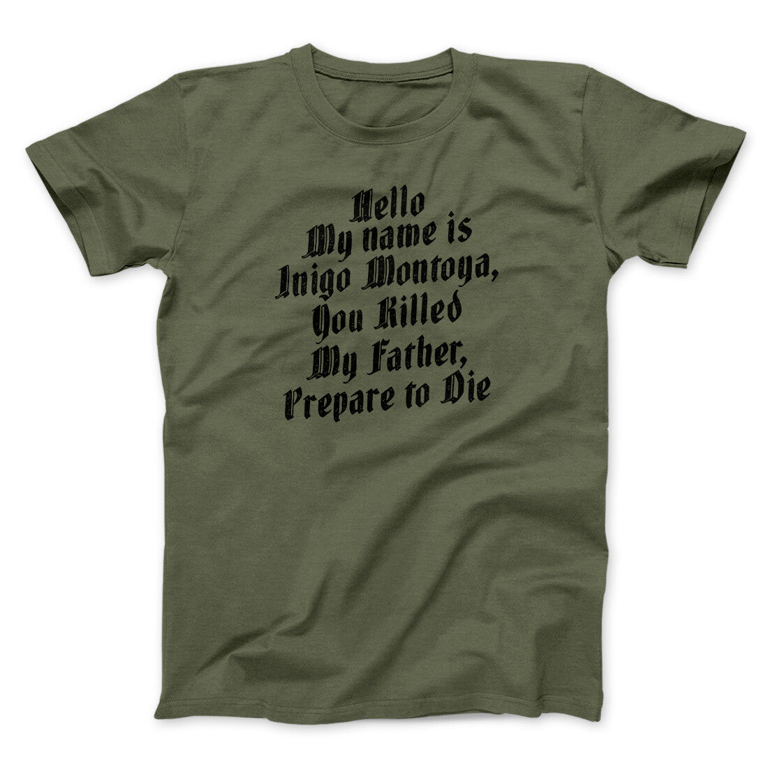 Hello My Name Is Inigo Montoya Funny Movie Men/Unisex T-Shirt