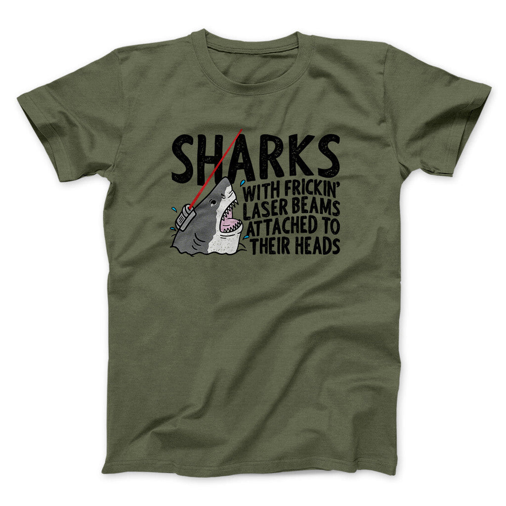 Sharks With Frickinâ€™ Laser Beams Funny Movie Men/Unisex T-Shirt