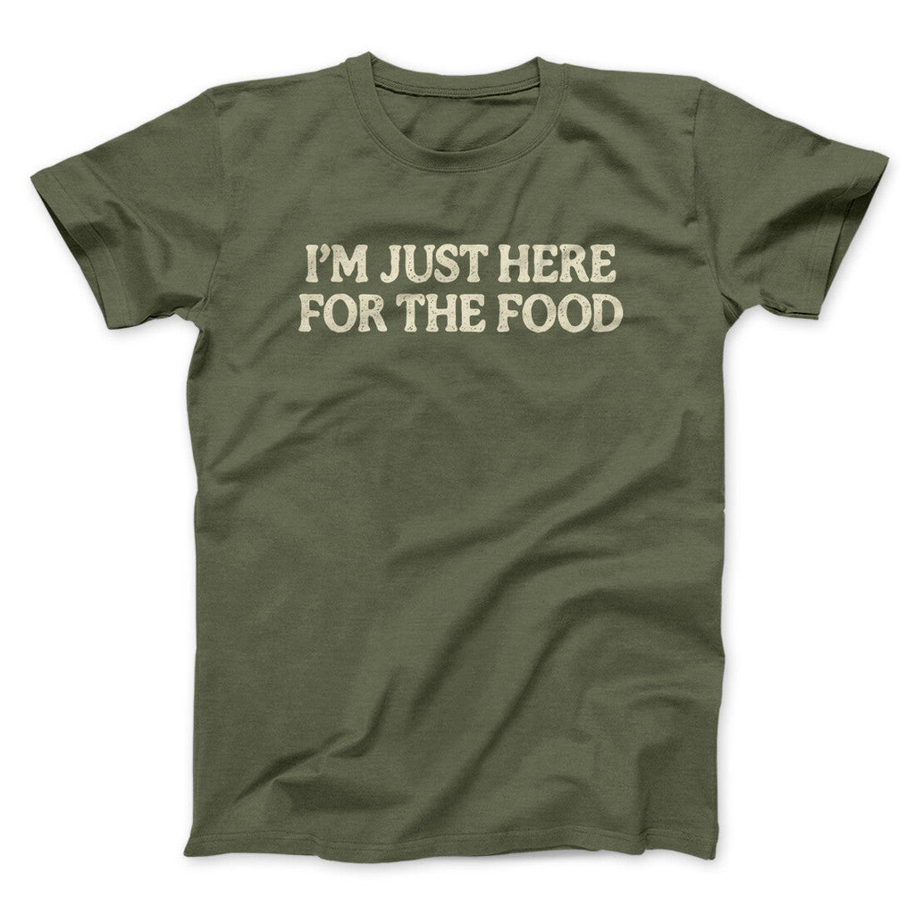 Iâ€™m Just Here For The Food Funny Thanksgiving Men/Unisex T-Shirt