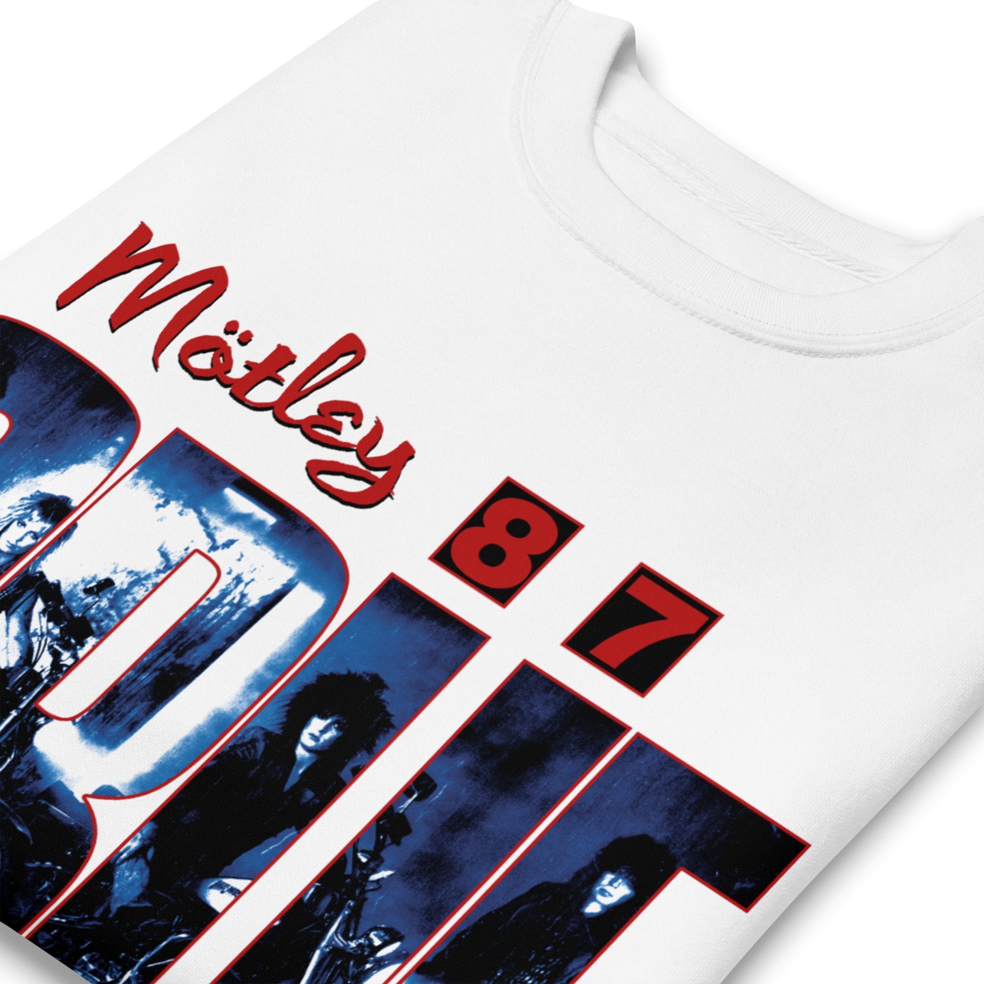 Motley Crue - 1987 Tour Vintage Jumbo Print Sweatshirt