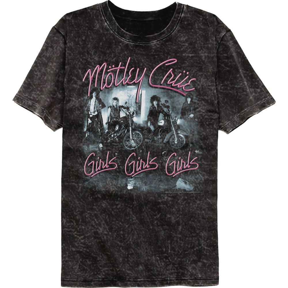 Motley Crue - Girls Girls Girls Vintage Wash T-Shirt