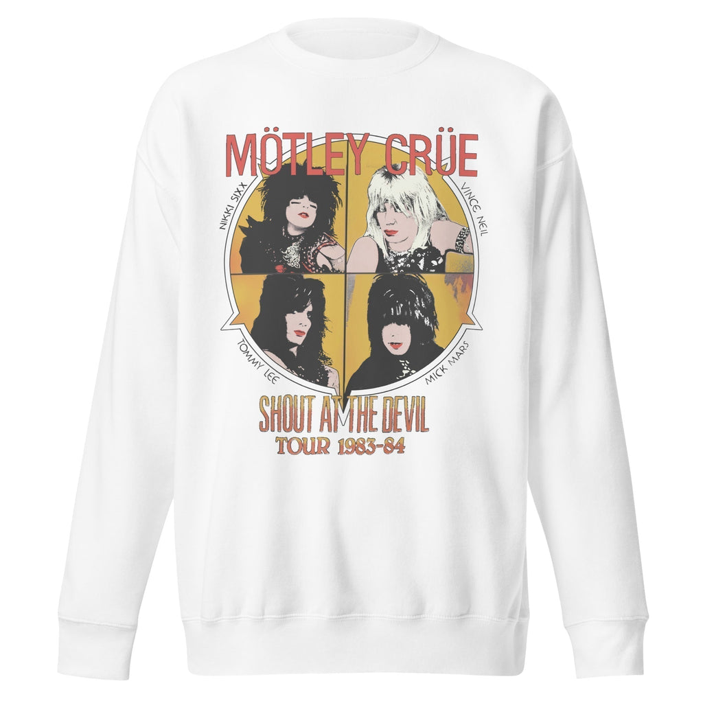Motley Crue Shout 83/84 Tour Jumbo Print Sweatshirt