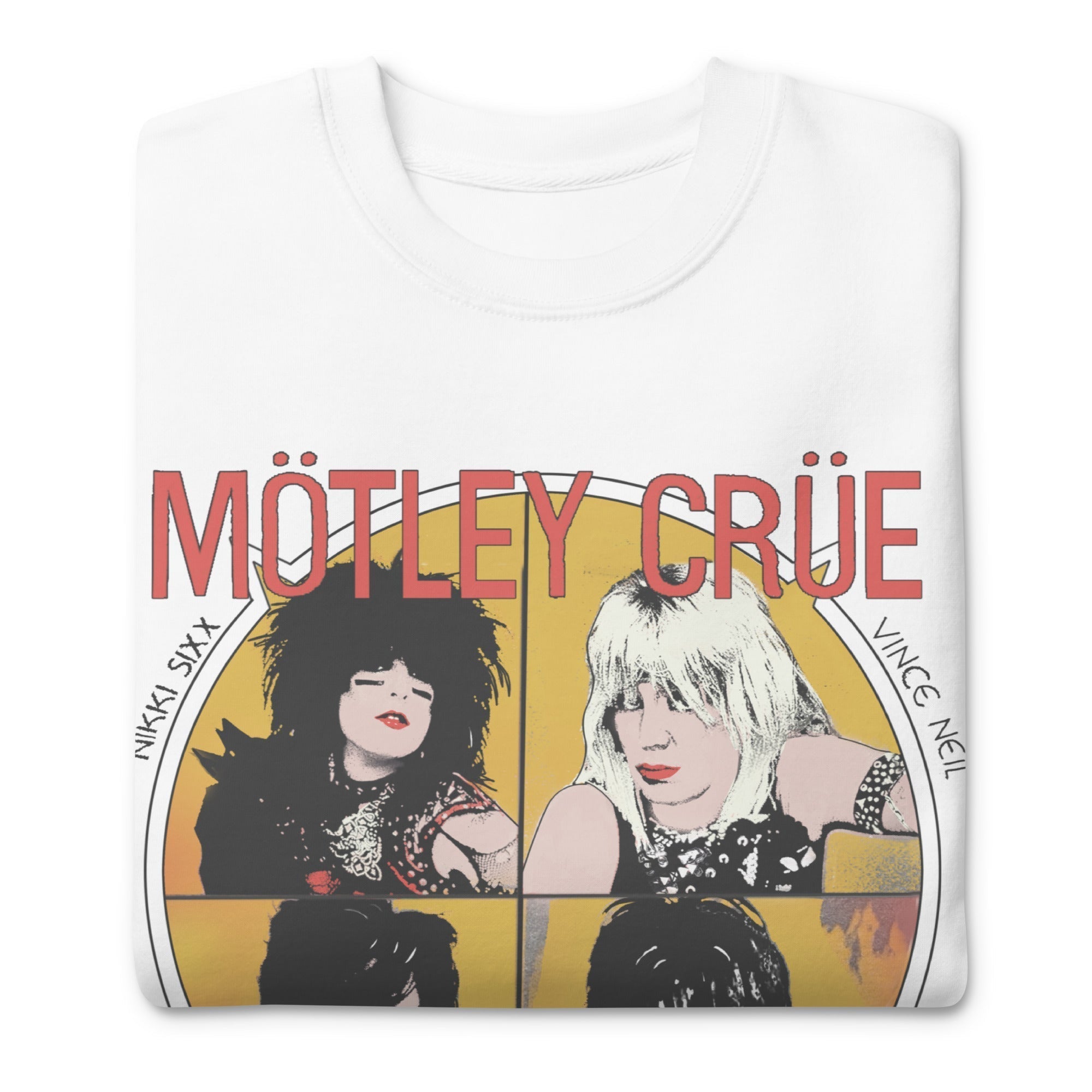 Motley Crue Shout 83/84 Tour Jumbo Print Sweatshirt