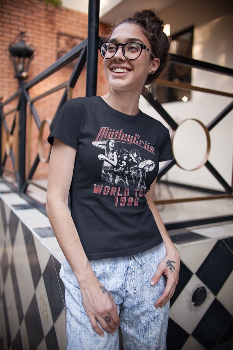 Motley Crue Theatre Of Pain Tour Boyfriend Tee