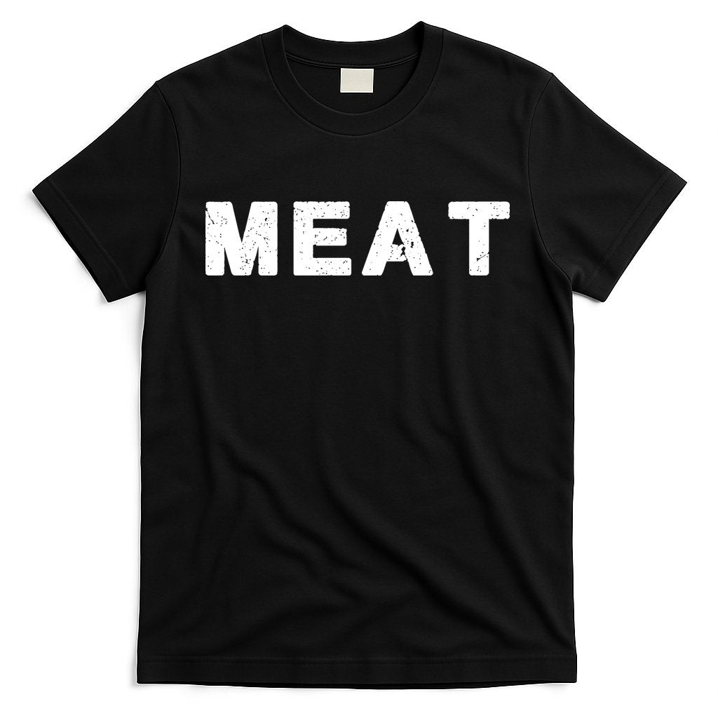 MEAT Tasty BBQ Food Funny T-Shirt