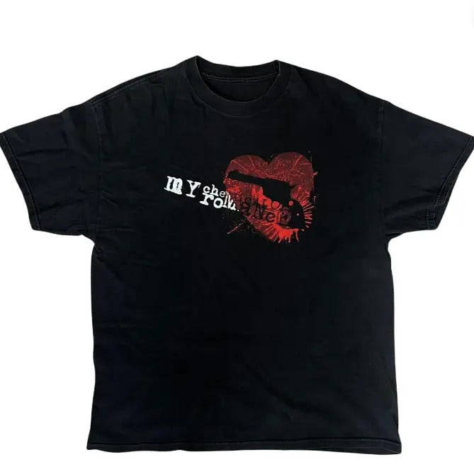 my chemical romance merch T-shirt, Revenge Women's Black and Red T-shirt Top Womenswear  Underwear Tshirt, Vintage Unisex T-Shirt, Graphic Tee Jujutsu Kaisen Lady