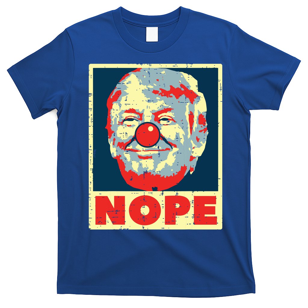 Nope Anti Trump Clown Vintage Retro Impeach No Donald T-Shirt
