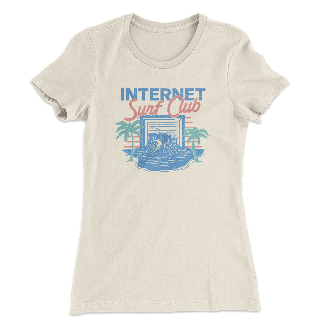 Internet Surf Club Funny Women's T-Shirt