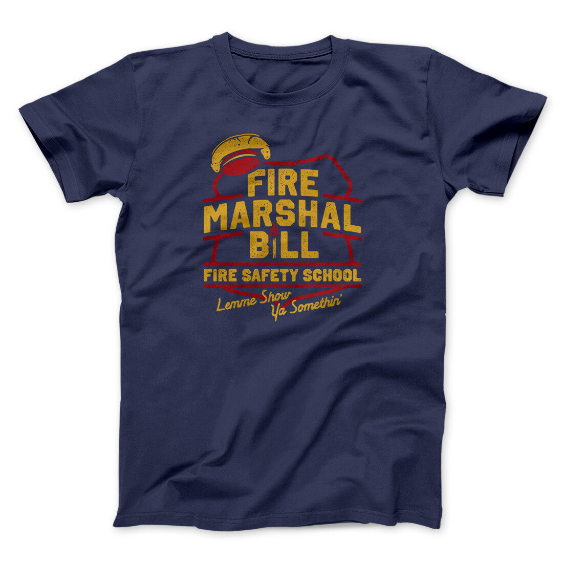 Fire Marshal Bill Fire Safety School Funny Movie Men/Unisex T-Shirt