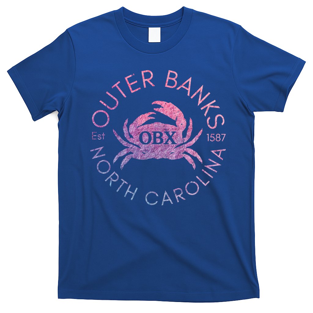 Outer Banks North Carolina Obx Crab Beach Summer Vintage Gift T-Shirt
