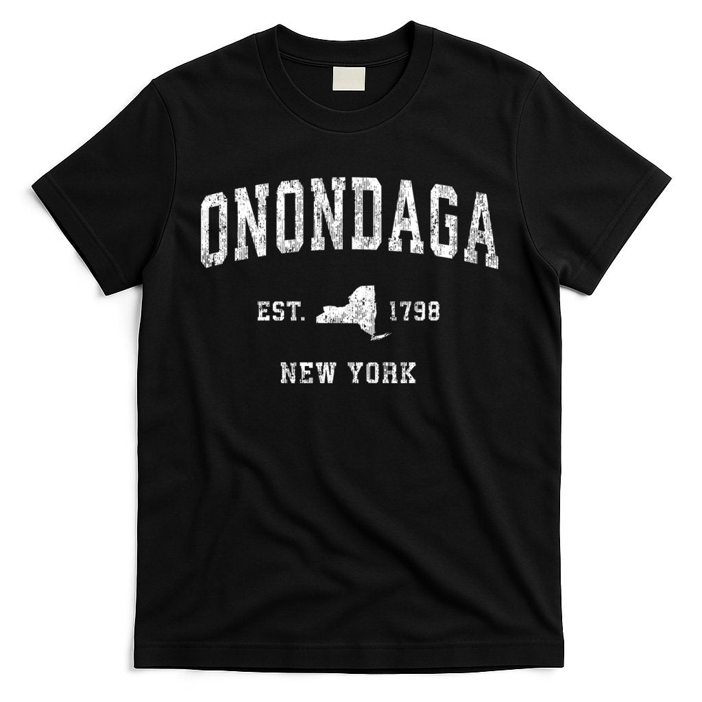 Onondaga New York Ny Vintage Athletic Sports T-Shirt