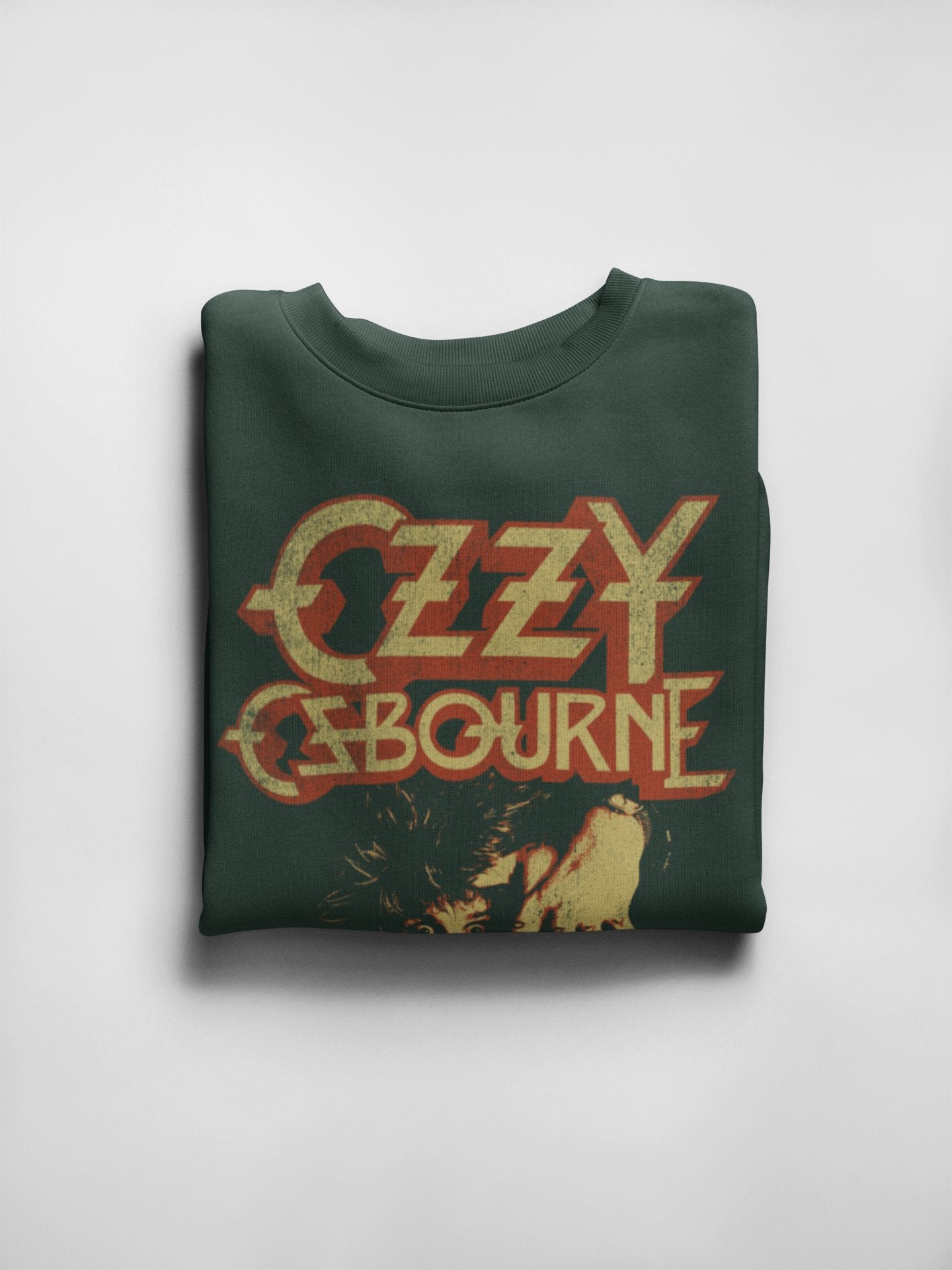 Ozzy Osbourne - Late 80s Vintage Ozzy Jumbo Print Sweatshirt