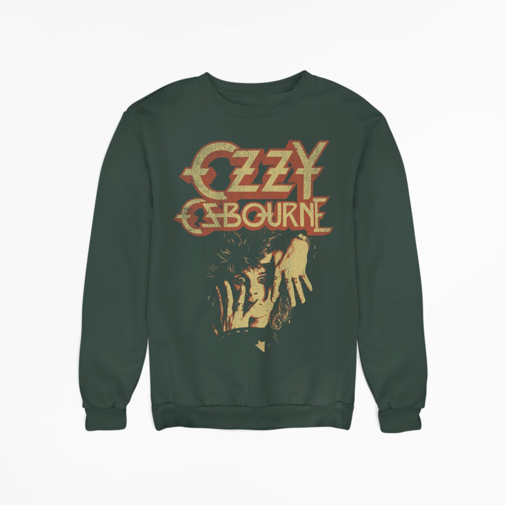 Ozzy Osbourne - Late 80s Vintage Ozzy Jumbo Print Sweatshirt