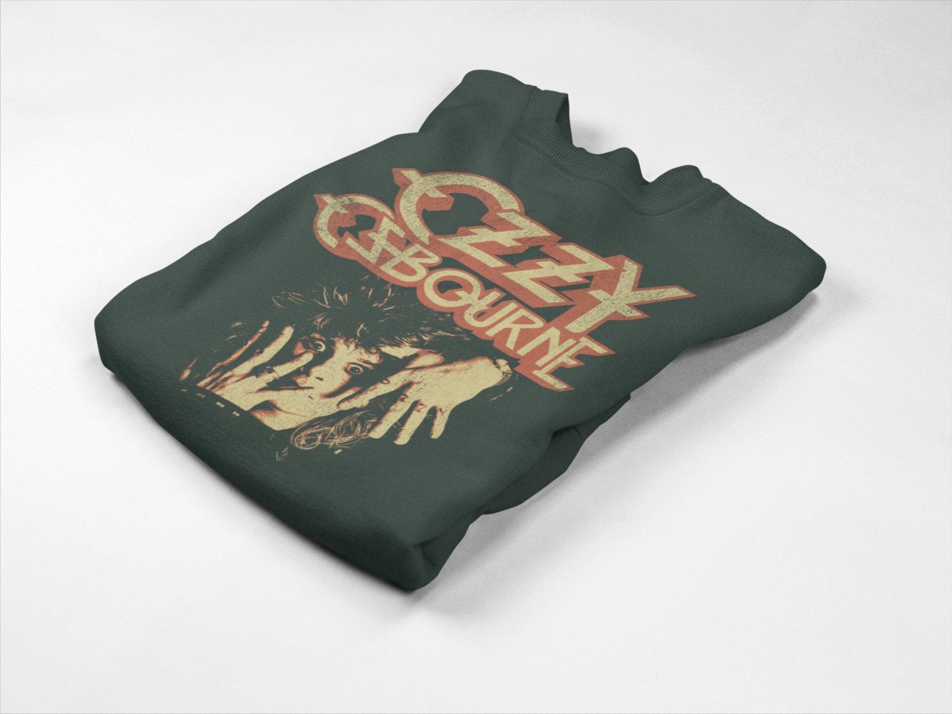 Ozzy Osbourne - Late 80s Vintage Ozzy Jumbo Print Sweatshirt