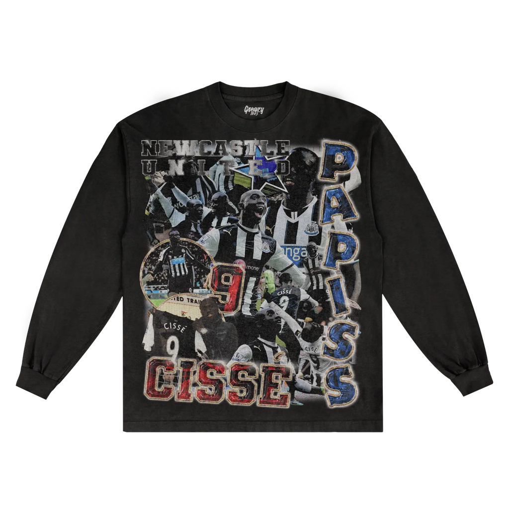 Papiss CissÃ© Newcastle Classic Long Sleeved Tee Style001