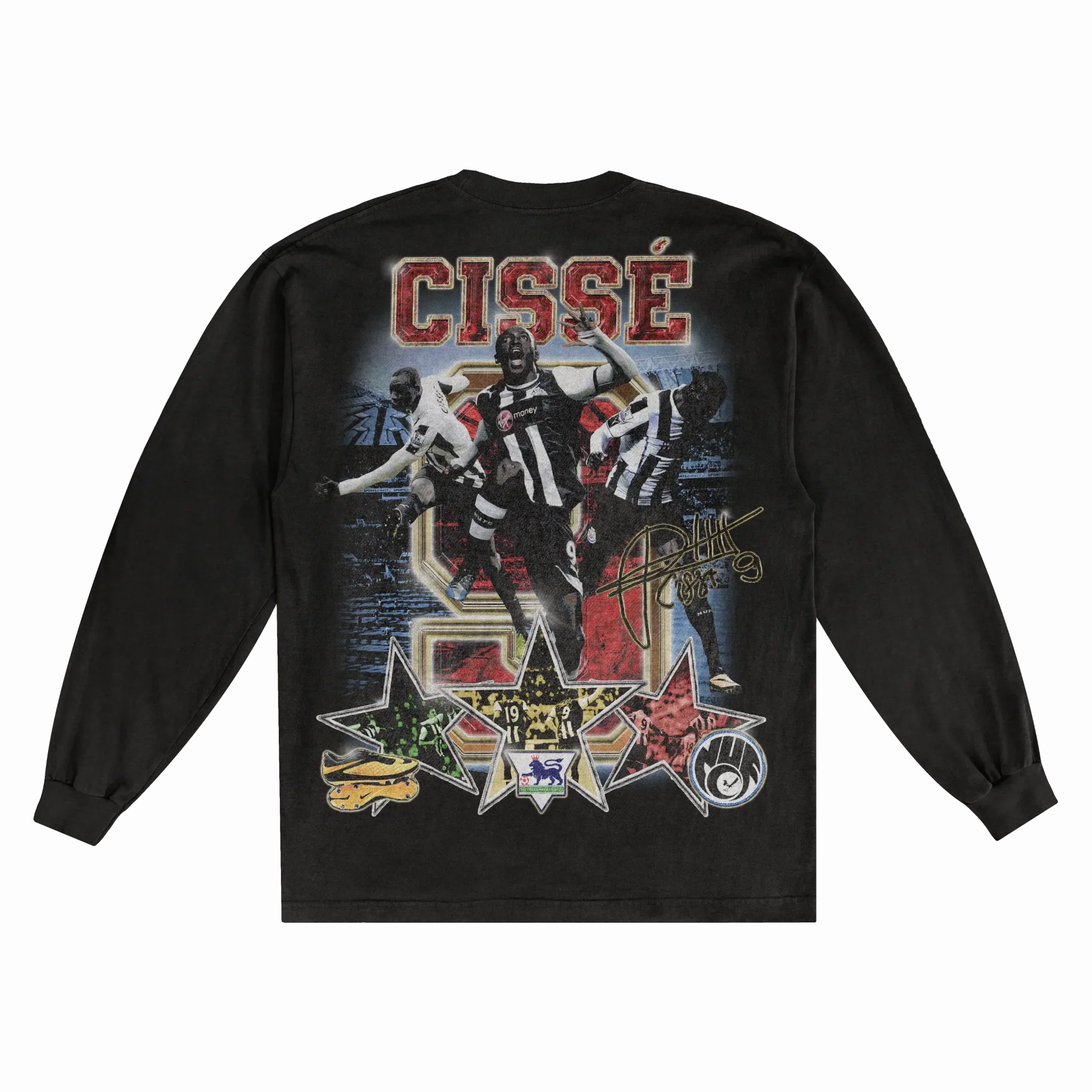 Papiss CissÃ© Newcastle Classic Long Sleeved Tee Style001