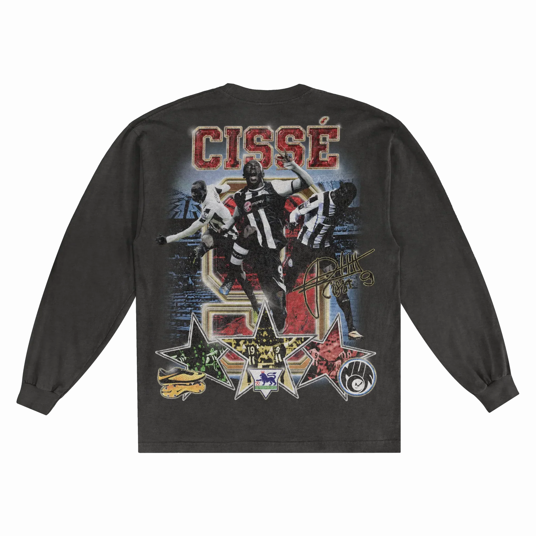 Papiss CissÃ© Newcastle Classic Long Sleeved Tee Style002