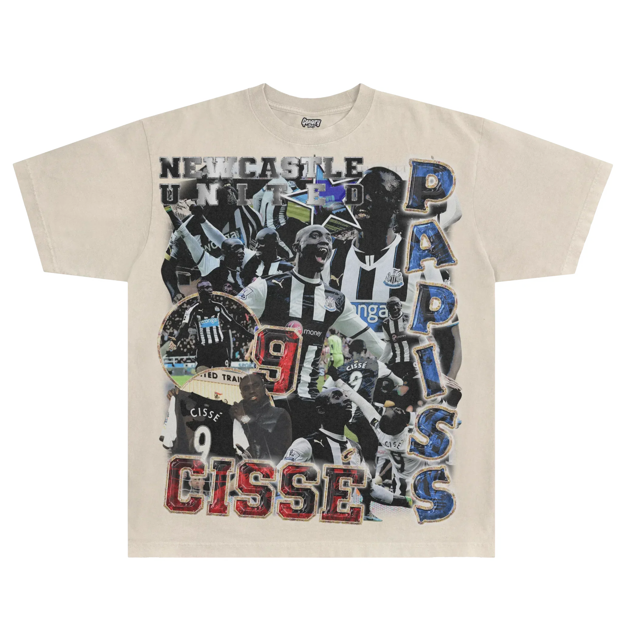 Papiss Cisse Newcastle Classic Tee Style003