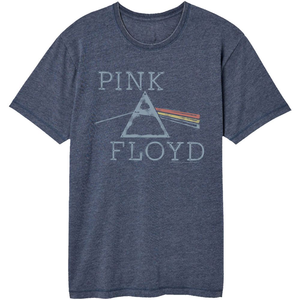 Pink Floyd - Distressed Prism Vintage Wash T-Shirt