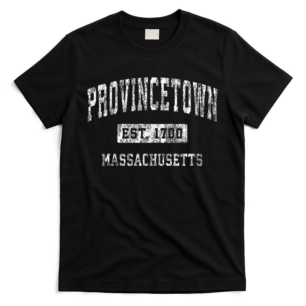 Provincetown Massachusetts Ma Vintage Established Sports T-Shirt