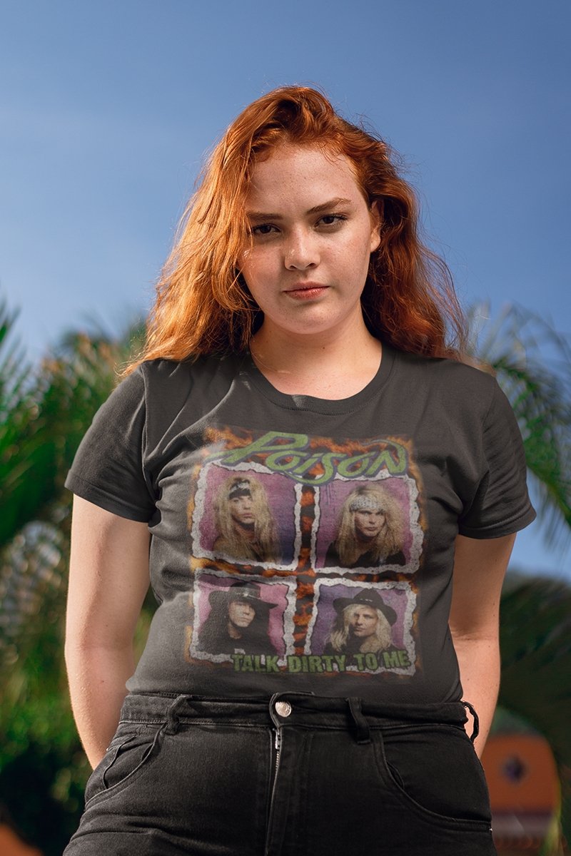 Poison Dist. Tour Shirt Boyfriend Tee