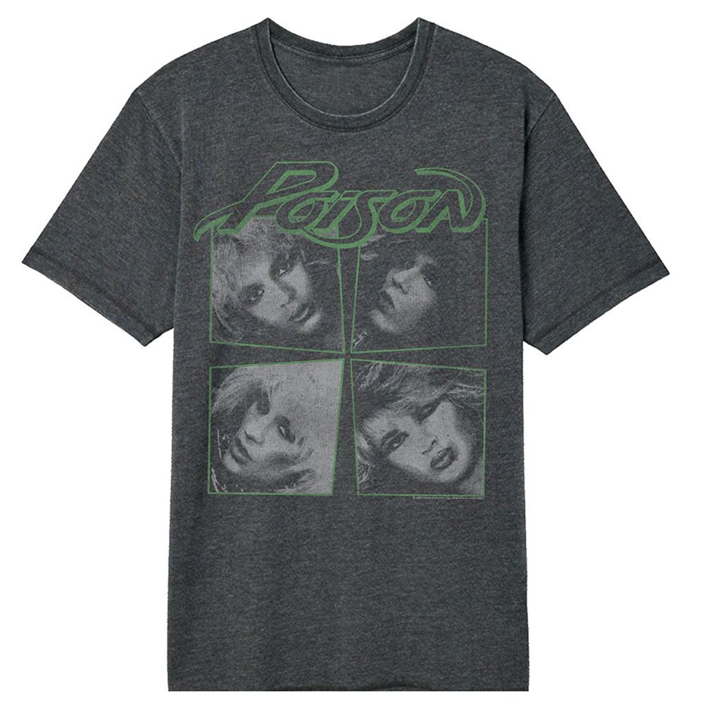 Poison - I Want Action Four Photos Vintage Wash T-Shirt