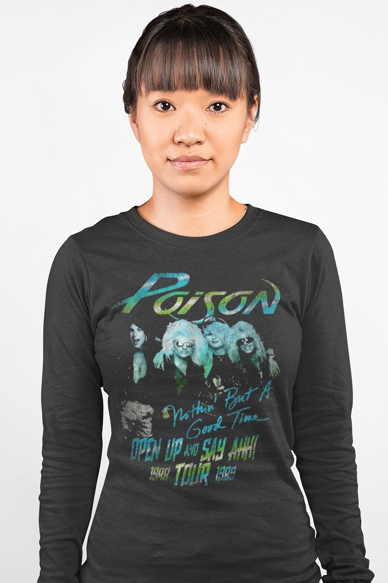 Poison Tour Shirt Long Sleeve Boyfriend Tee