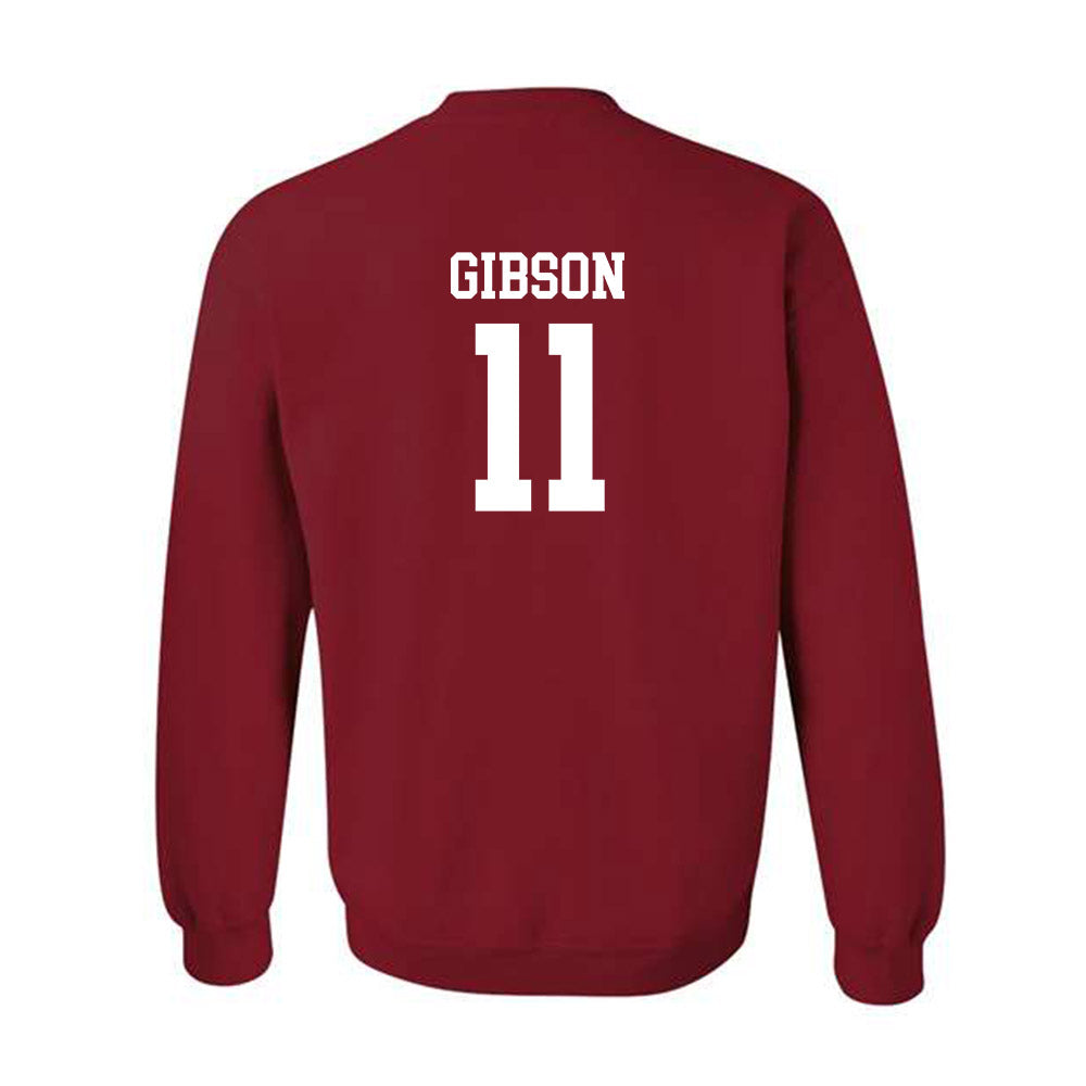 Alabama - Football Alumni : Brandon Gibson - Classic Shersey Crewneck Sweatshirt Style001