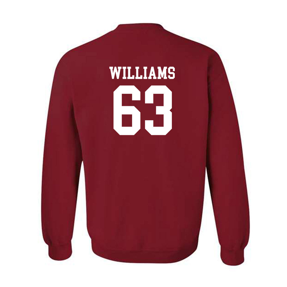 Alabama - Football Alumni : Kelin Williams - Classic Shersey Crewneck Sweatshirt Style001