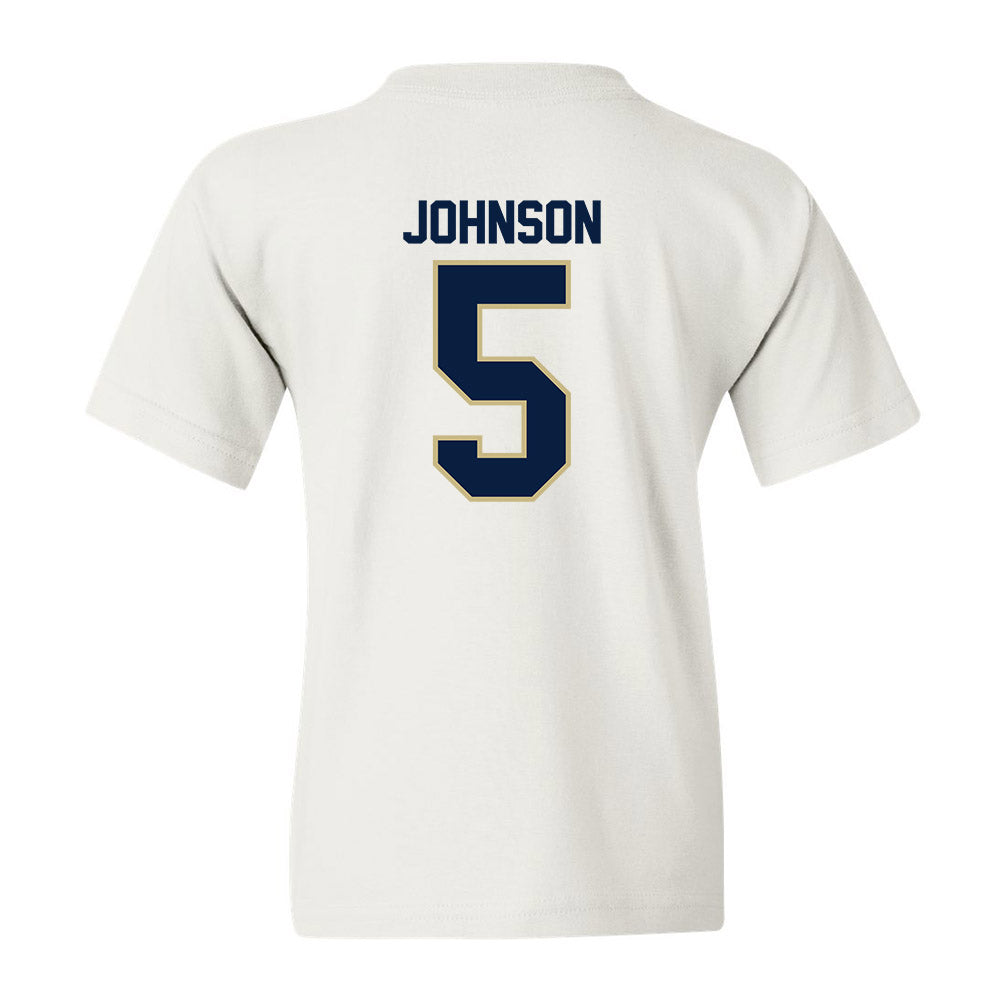 Akron - NCAA Men's Basketball : Tavari Johnson - Classic Fashion Shersey Youth T-Shirt Style002