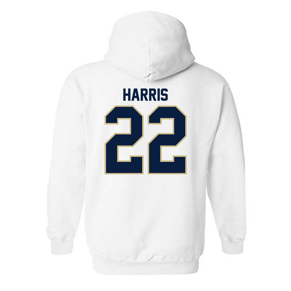 Akron - NCAA Men's Basketball : Josiah Harris - Classic Fashion Shersey Hooded Sweatshirt Style001