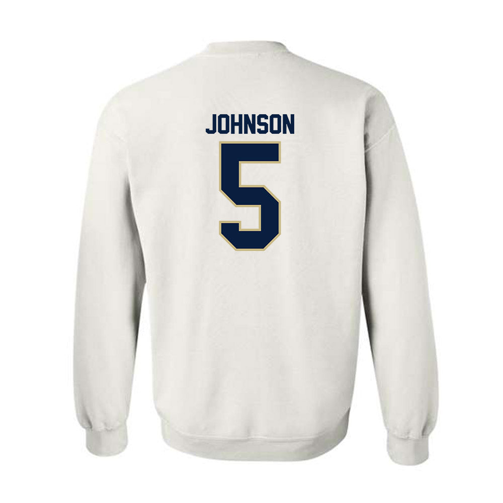 Akron - NCAA Men's Basketball : Tavari Johnson - Classic Fashion Shersey Crewneck Sweatshirt Style001