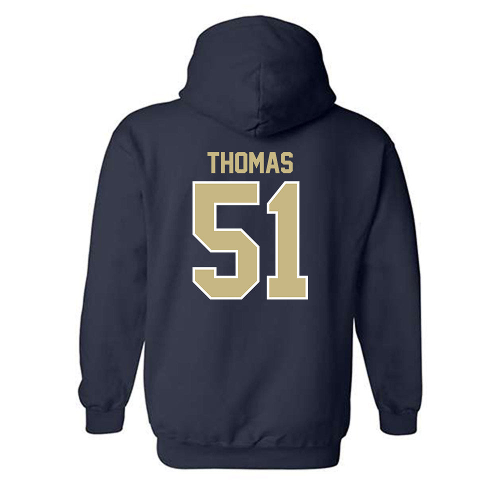 Akron - NCAA Football : DQ Thomas - Classic Shersey Hooded Sweatshirt
