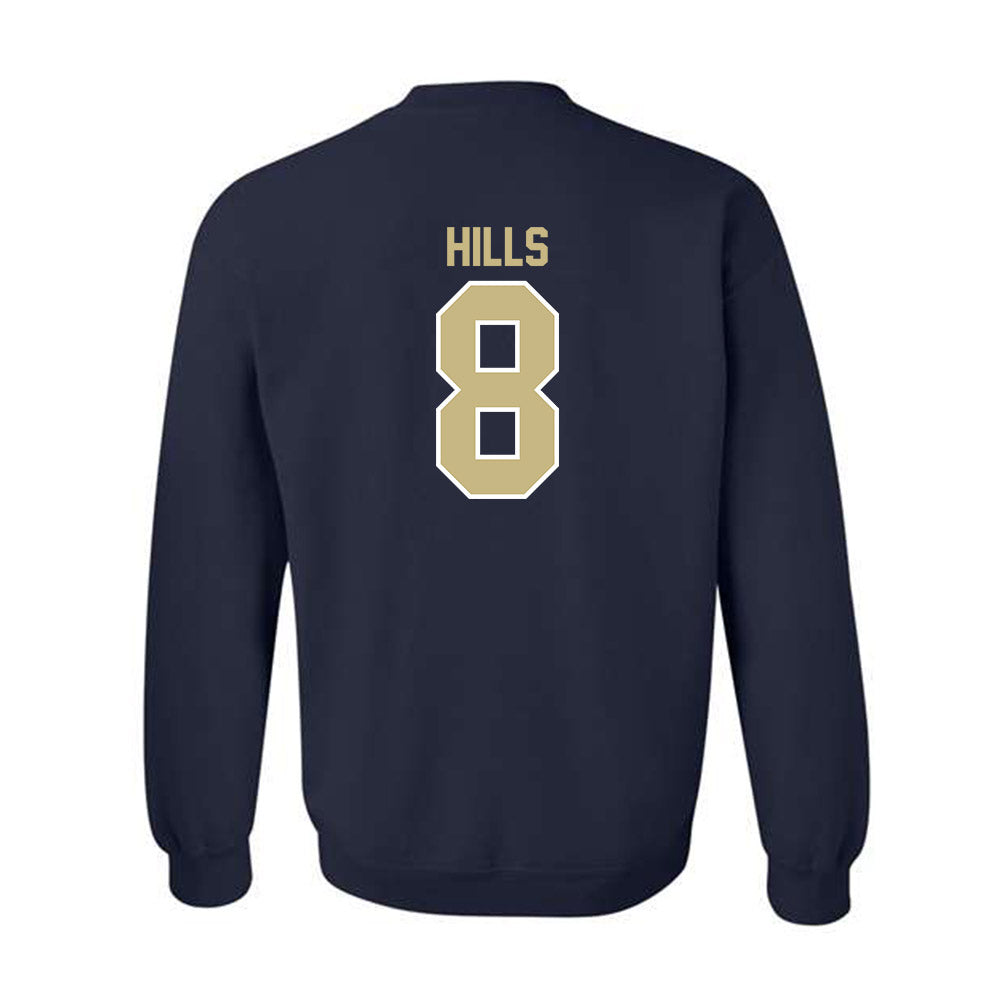 Akron - NCAA Football : Brandon Hills - Classic Shersey Crewneck Sweatshirt Style001