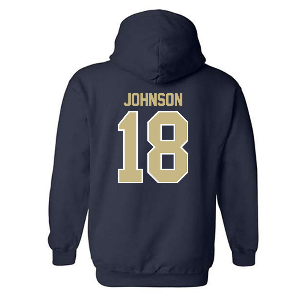 Akron - NCAA Football : DiMarco Johnson - Classic Shersey Hooded Sweatshirt Style001