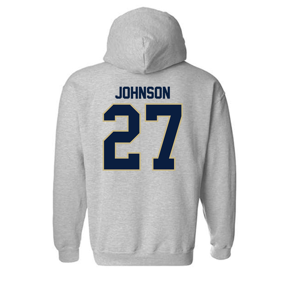 Akron - NCAA Football : Keyveon Johnson - Classic Fashion Shersey Hooded Sweatshirt Style001