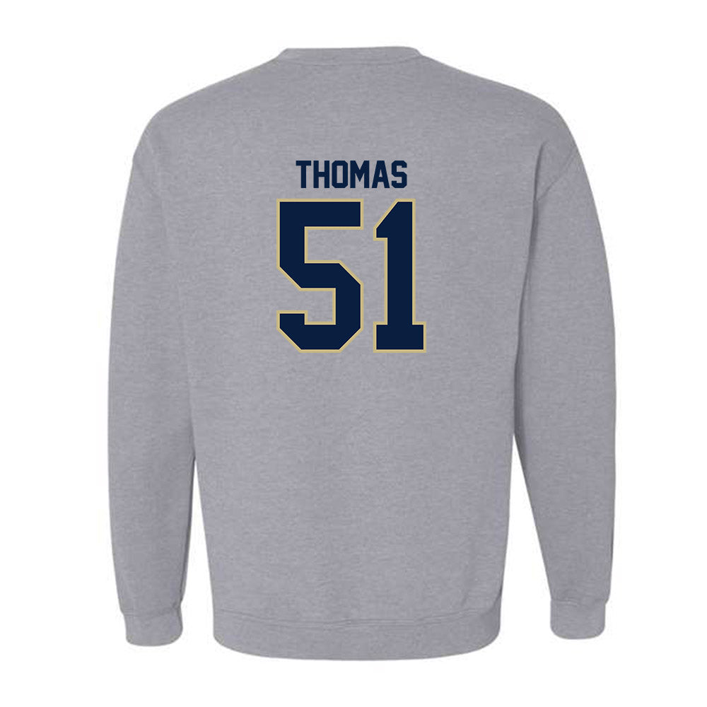 Akron - NCAA Football : DQ Thomas - Classic Fashion Shersey Crewneck Sweatshirt Style001