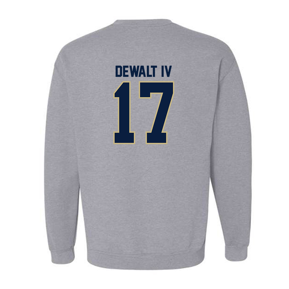 Akron - NCAA Football : Malcolm DeWalt IV - Classic Fashion Shersey Crewneck Sweatshirt