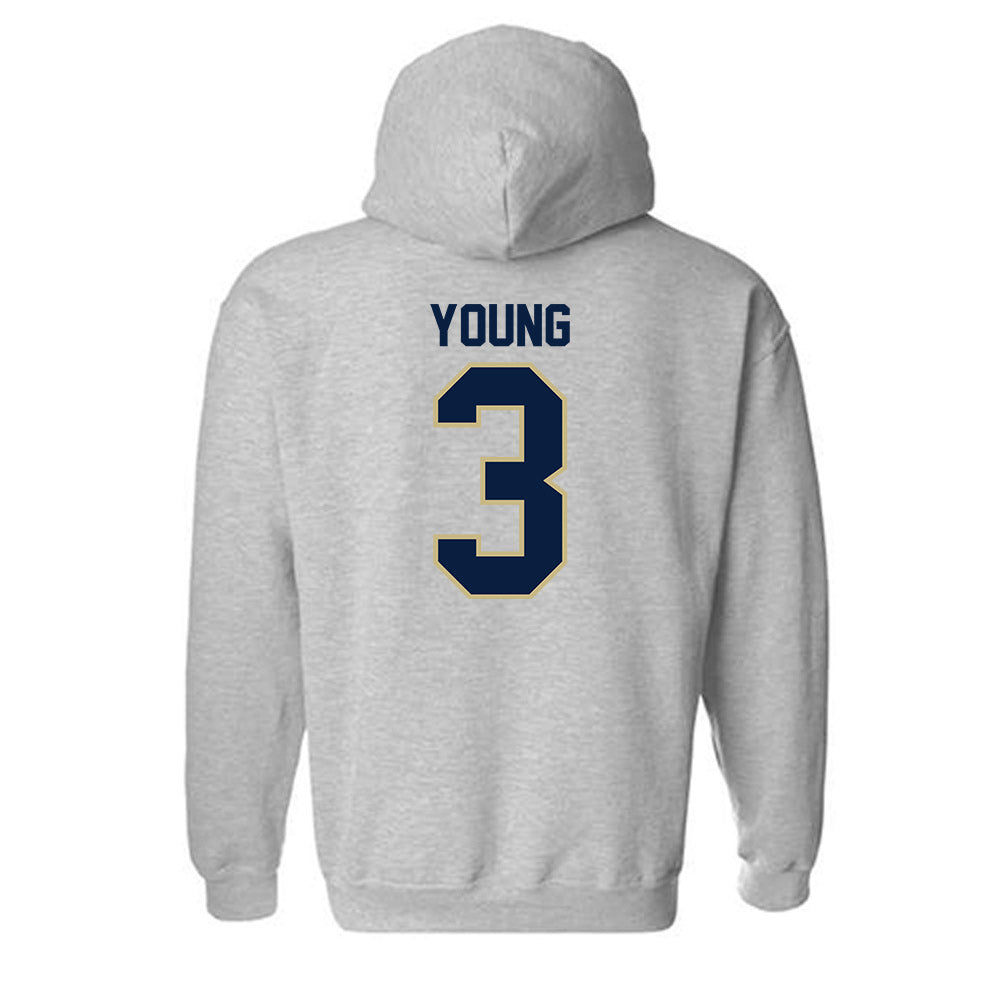 Akron - NCAA Men's Basketball : Sharron Young - Classic Fashion Shersey Hooded Sweatshirt Style002