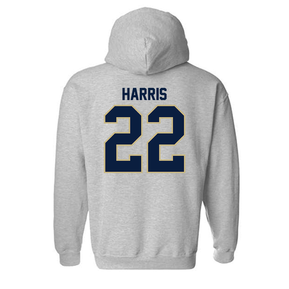 Akron - NCAA Men's Basketball : Josiah Harris - Classic Fashion Shersey Hooded Sweatshirt Style002