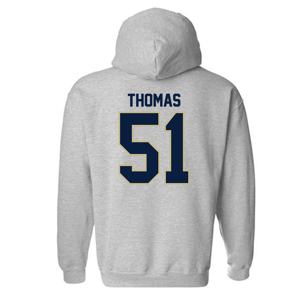 Akron - NCAA Football : DQ Thomas - Classic Fashion Shersey Hooded Sweatshirt