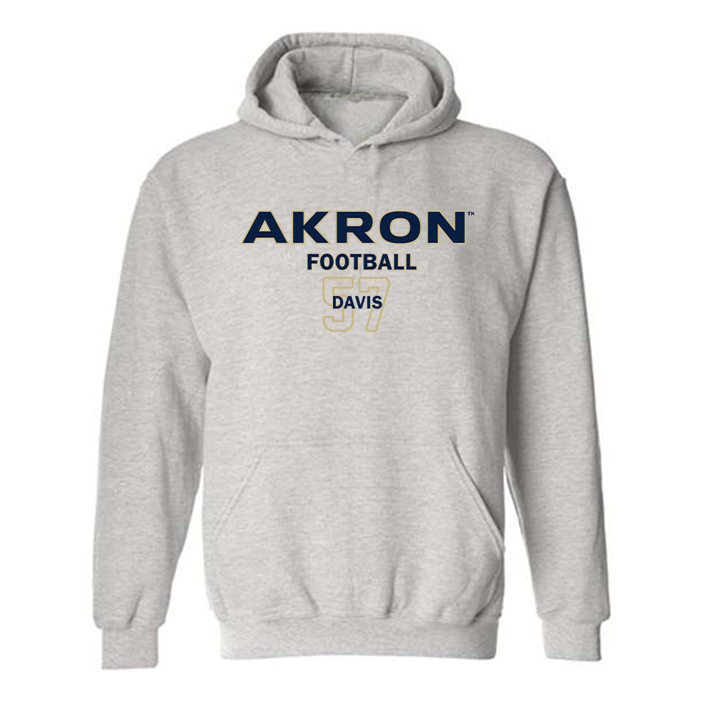 Akron - NCAA Football : Elijah Davis - Classic Fashion Shersey Hooded Sweatshirt Style002