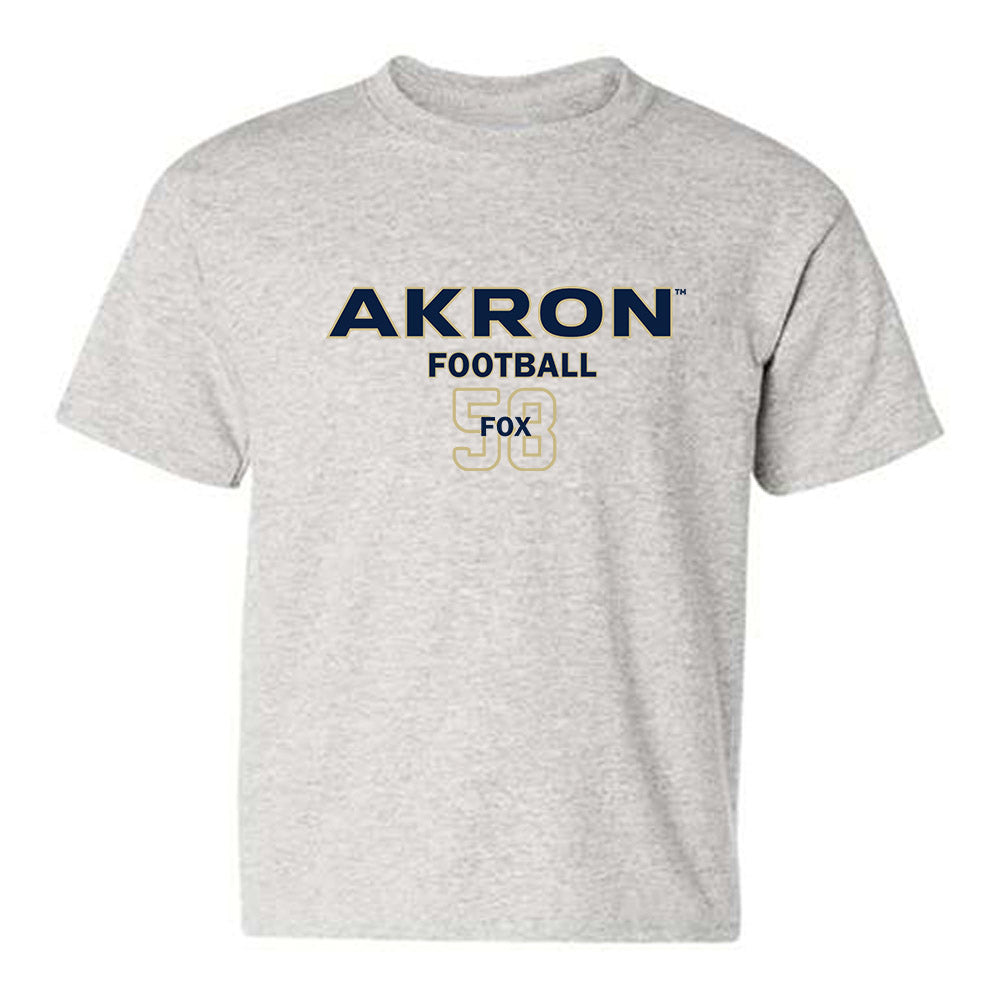 Akron - NCAA Football : Alex Fox - Classic Fashion Shersey Youth T-Shirt Style001