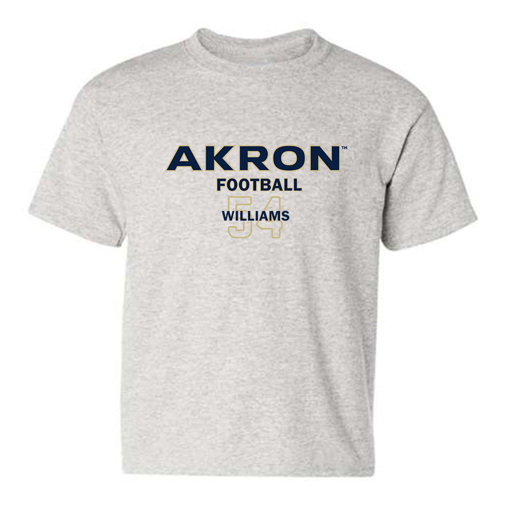 Akron - NCAA Football : Tyhler Williams - Classic Fashion Shersey Youth T-Shirt Style002