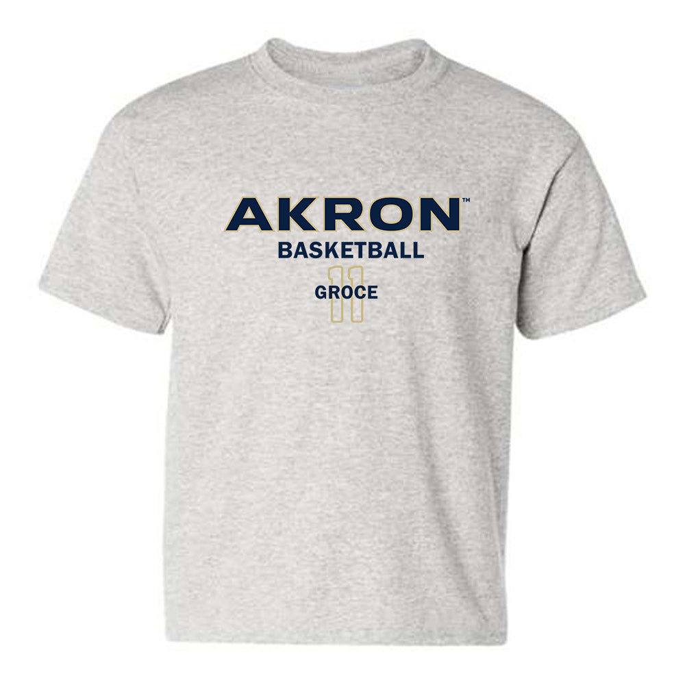 Akron - NCAA Men's Basketball : Conner Groce - Classic Fashion Shersey Youth T-Shirt Style002